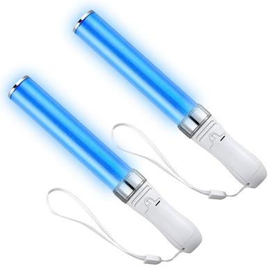 HAYOKU Konzert Leuchtstab mit automatischer Umschaltung und manueller 24 High Anfeuerung Einfache Bedienung 2-teilige Umschaltung, 25 cm, Farbwechselnde LEDs, Helligkeit,