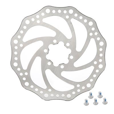 Bike Disc Brake Alloy Steel 160mm Threaded Hubs Bicycle Rotor Accessories for Mountain Folding Bikes