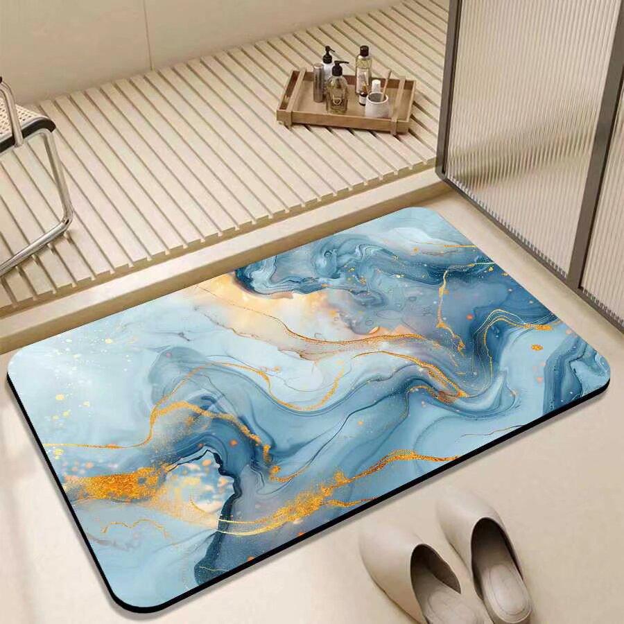 Quick-Dry Non-Slip Diatomaceous Earth Bathroom Floor Mat