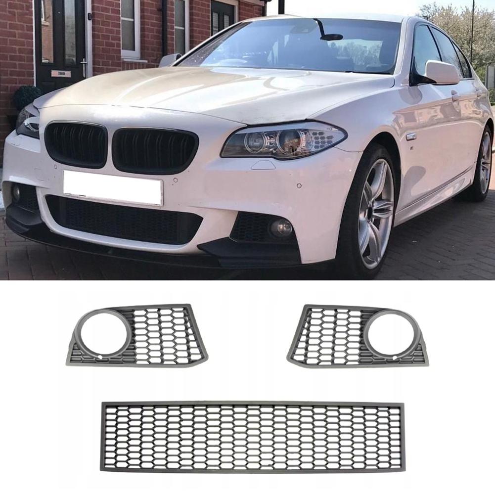 

M93K-Car Front Bumper Bezel Grille For BMW 5 Series F10 F11 M Style 2011-2016 Black Left