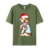 Cute Christmas Pitbull Dog Tshirts Vintage Top Tshirts Tops  Tees New Arrival Cotton Printed On Party Mens