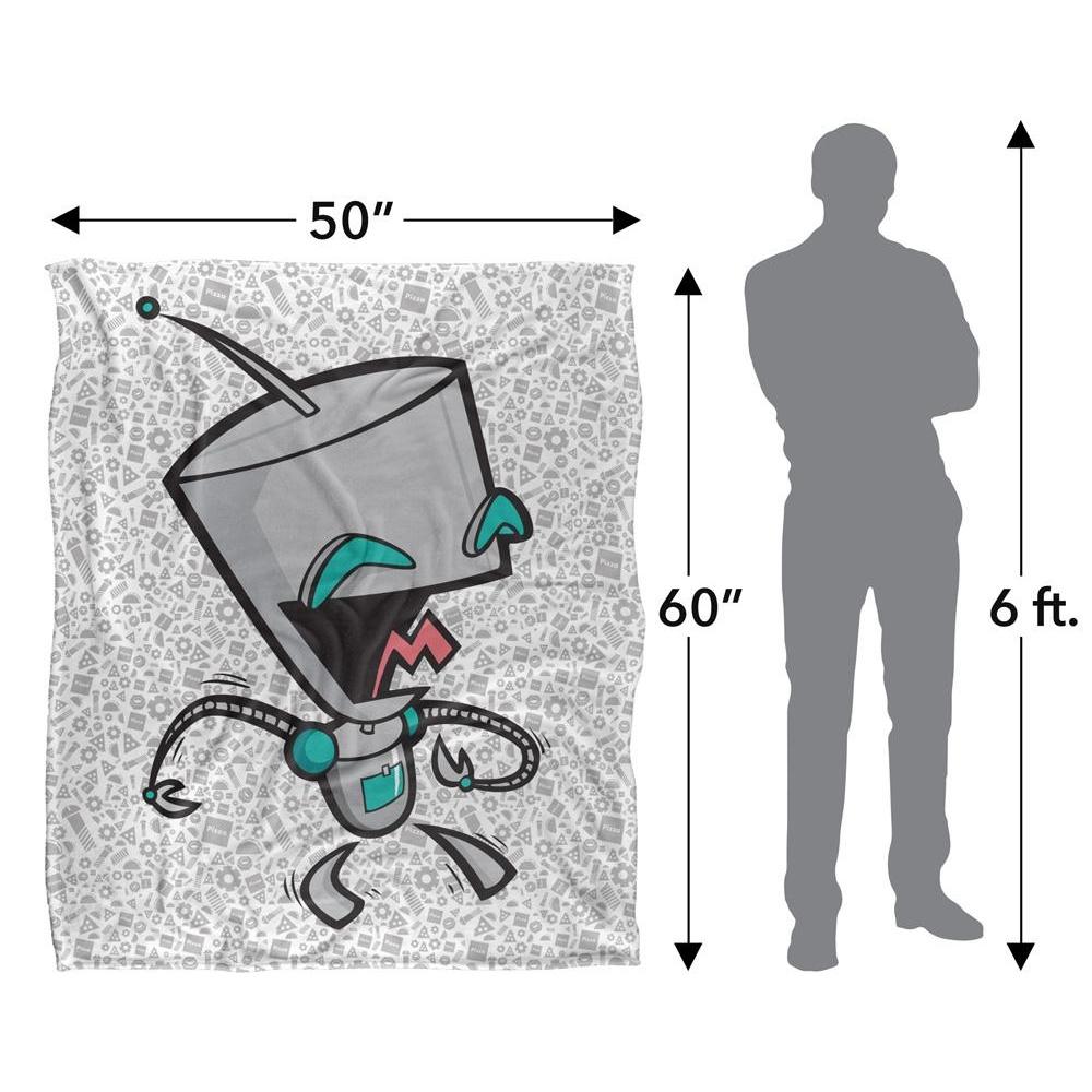 Invader Zim Silky Laughing Gir Supersoft Blanket
