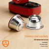 Dual-Use Stainless Steel Coffee Capsule for Nespresso DOLCEGUSTO: Compatible with Coffee and Milk Foam