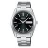 SEIKO SELECTION SBTH011 Mens Wristwatch Battery-operated Quartz Date Day Calendar Black Dial S Series Stainless Steel