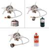 5800w Portable Gas Stove With Piezoelectric Ignition &amp; Fuel Tank Adapter Outdoor Camping Backpacking Burner Cooker