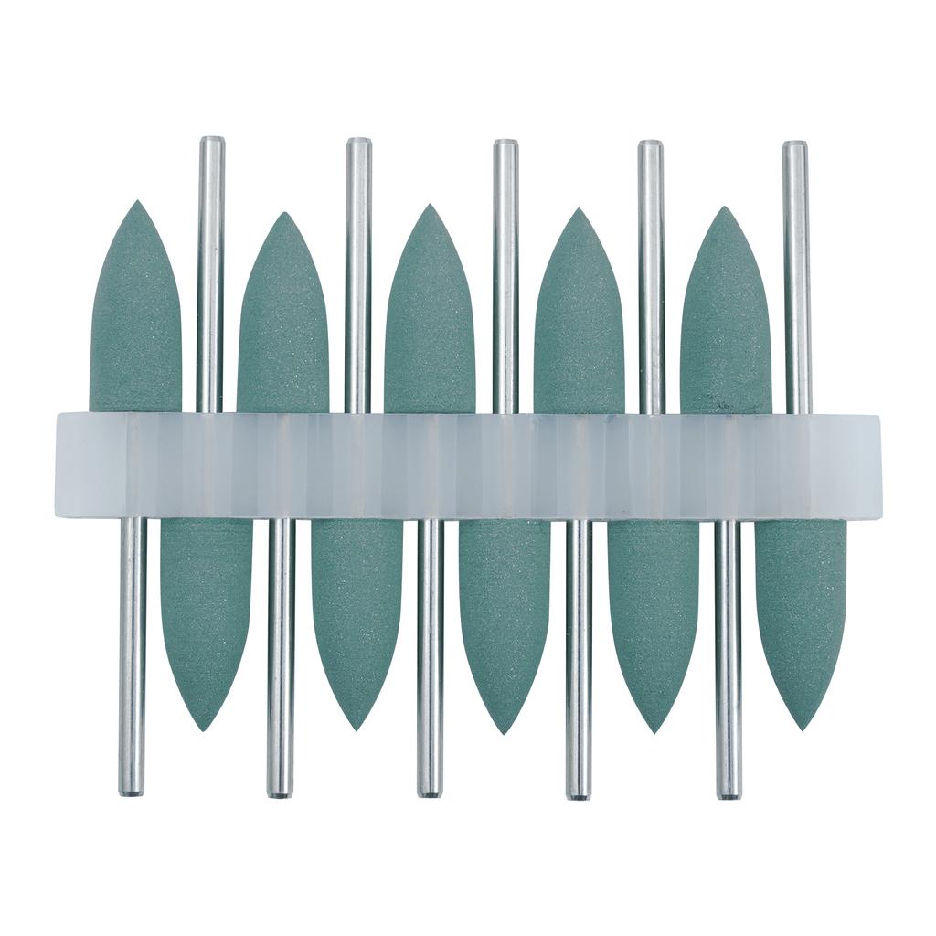 10Pcs/Lot 2.35mm Dental Silicone Rubber Polishers Burs Grinding Heads HP Shank Drill Rotary Teeth Whitening Dentist Tool