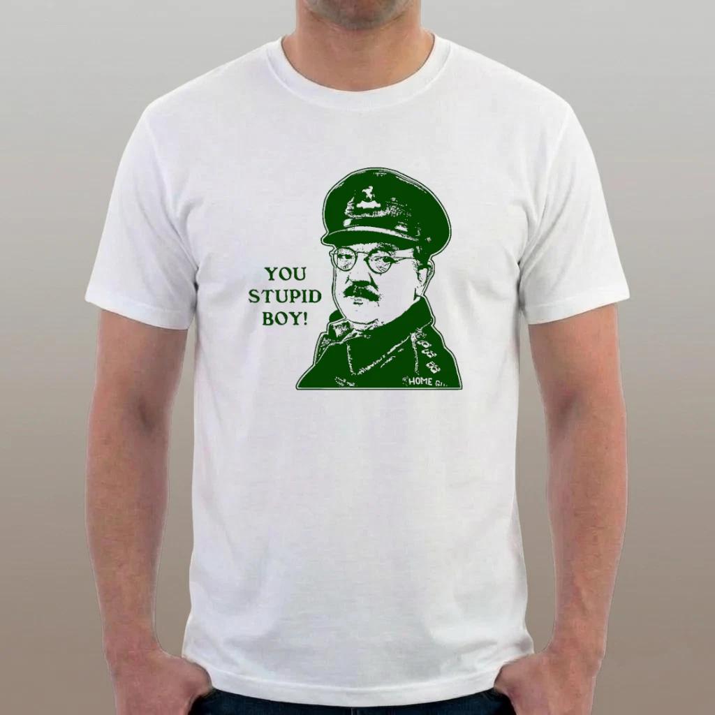 Capt Mainwaring T-shirt Dad s Army Stupid Boy Don t Tell Him Pike War Sillytees XS