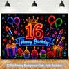 2D Flat Backdrop1pc Birthday Party Elements Backdrop Banner Polyester Wall Decor For Living Room Bedroom Office Outdoor Decor Party Holiday