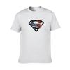 Herrenmode Superman Gym Bodybuilding T-Shirt mit Premium-Baumwollmischgewebe