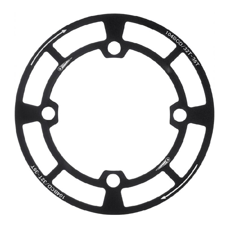 Aluminum Alloys Single Speed Chainring Guard for Bicycles Crankset Protections Crank Protector Bicycles Chainring Cover