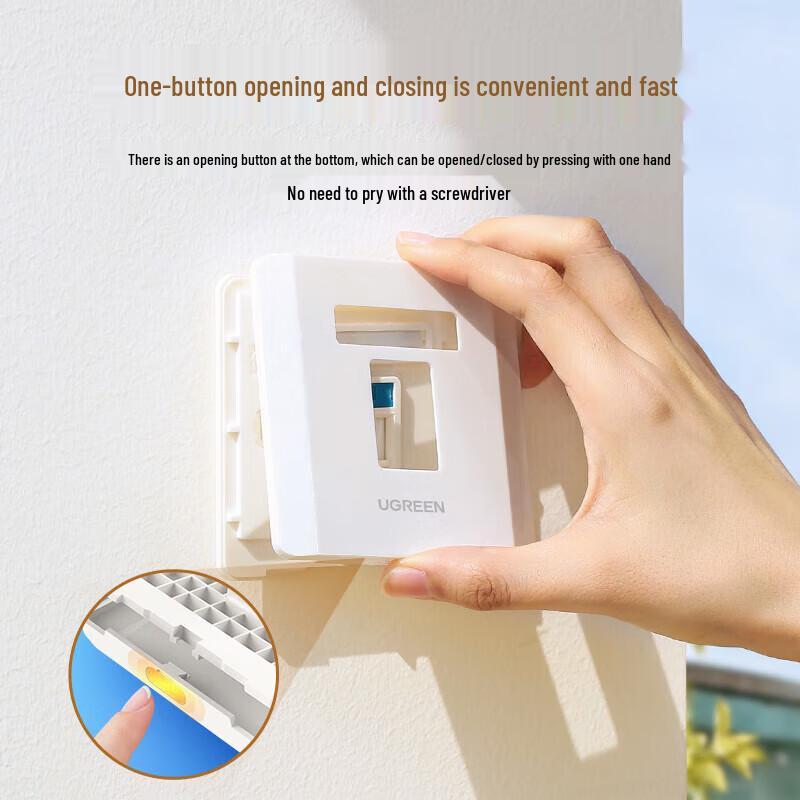 Green Alliance Network Cable Socket Panel Module