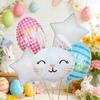 1-3pcs Easter Balloons Easter Bunny Eggs Balloons Party Decorative Balloons  Easter Party Decoration Home Room Decor