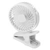 Clip On Fan ABS 720 Degree 3 Gears Noiseless USB Battery Powered Mini Fan for Desktop Office