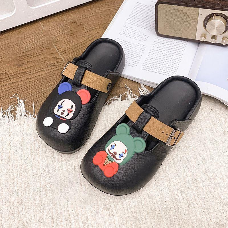 Cute cartoon bag head summer cool slippers women's indoor home non-slip can be worn outside cool slippers women 2025 new