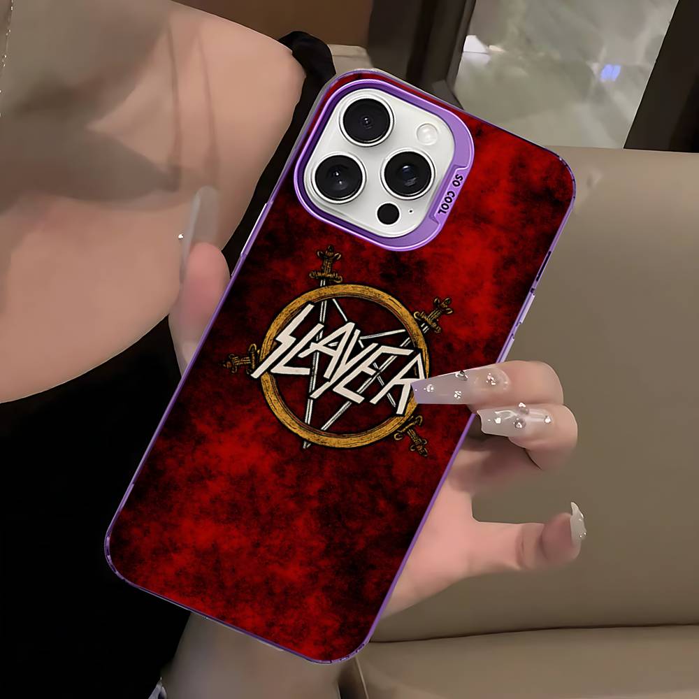 S-Slayers Band Phone Case For IPhone 17 16 15 14 13 Pro Max Plus Matte Color Back Cover