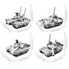Non-Toxic Sembo Military Series Main Battled Tank Assemblage Building Blocks Moc Chariot Model Bricks Ornaments Car Toys Diy Birthday Gift