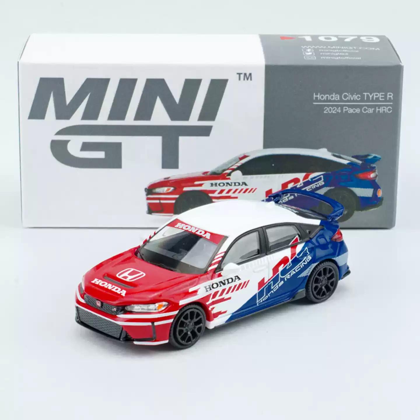 

MINI GT 1:64 Honda Civic R 1079 Simulation Die Casting Alloy Material Car Model Collection Gift