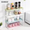 40cm Standing Rack Kitchen Bathroom Countertop Storage Organizer Shelf Holder Rack