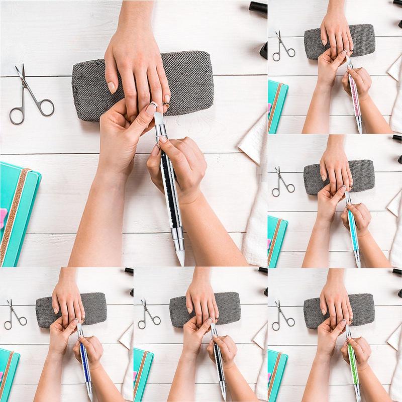 Silicone Nail Brush NailArt Pen Duals Tipped Silicone Nail Tools NailArt Sculpture Pen NailArt Brushes Art Tools For Home