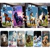 RE28 Fine Horse Transparent Phone Case for Motorola Moto Edge 20 30 40 50 S30 Fusion Ultra Pro Neo Lite + G200 G23