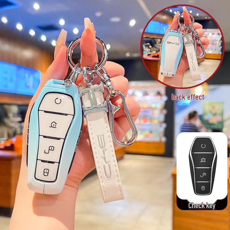 BYD Car Key Covers for Han, Qin Plus DMI, Song Pro, Song L, Tang, Yuan, Destroyer 05, Seagull, Dolphin