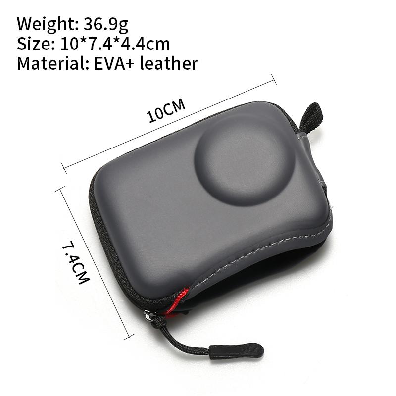 

For DJI action4 3 protective storage bag sports camera mini storage bag GOPRO12 11 10 9 8 7 sports camera accessories серый