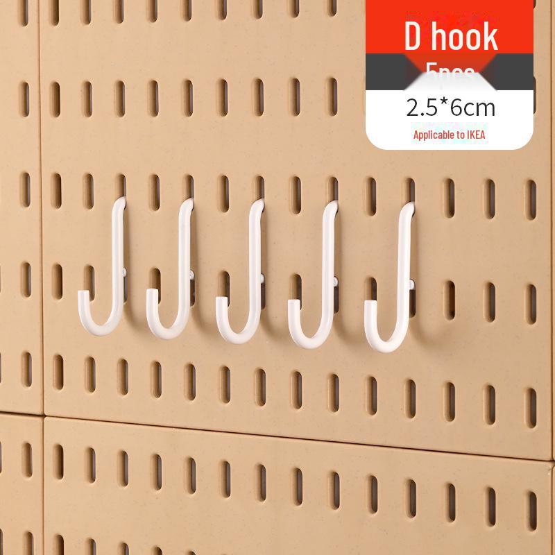 

Многофункциональная пластина для подвешивания инструментов Green Forest, стойка для хранения инструментов без перфорации D hook*5 белый