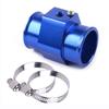 42mm Water Temp Temperature Joint Pipe Sensor Gauge Radiator Hose Adapter With Clamps