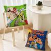 Cartoon A-Asterix And O-Obelix Adventure Comic For Bedroom Car Coffee Shop Room Soft and Living Room Sofa Decorative Pillow Case