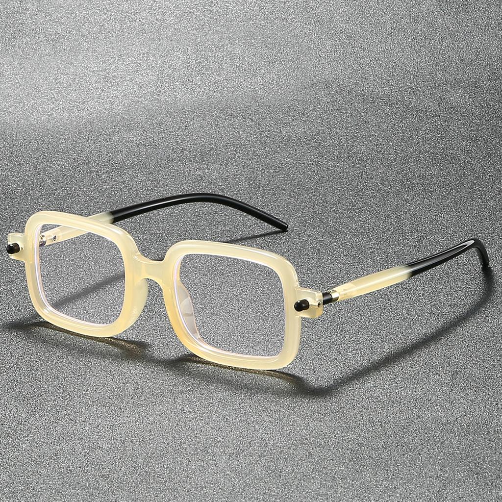 Vintage Square Optical Frames Men New Fashion Blue Light Blocking Glasses Women Trendy Punk Brand Design Deocr Eyeglasses