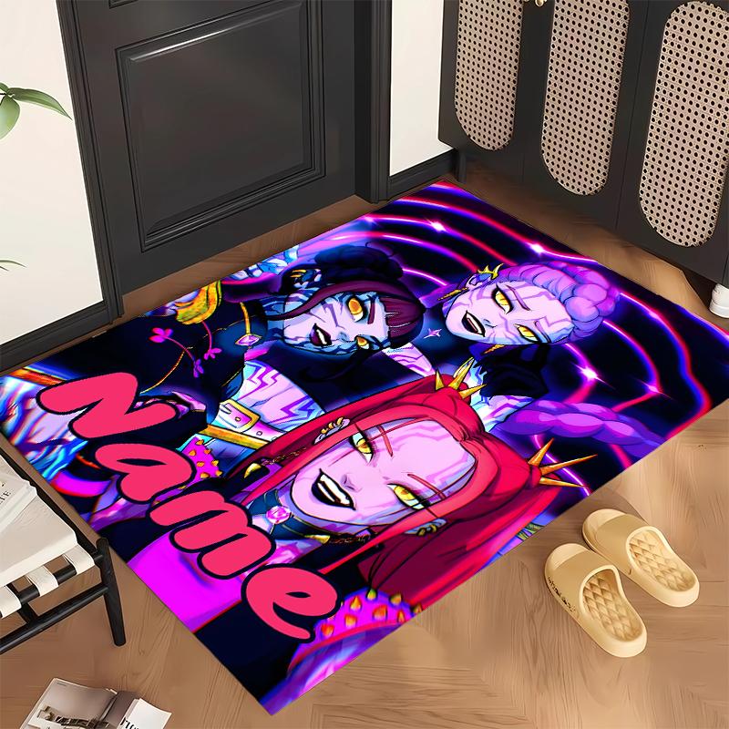 HUNTRIX (108) Personalized Name Office Carpet Stylish Decor for Living Room Bedroom Kitchen