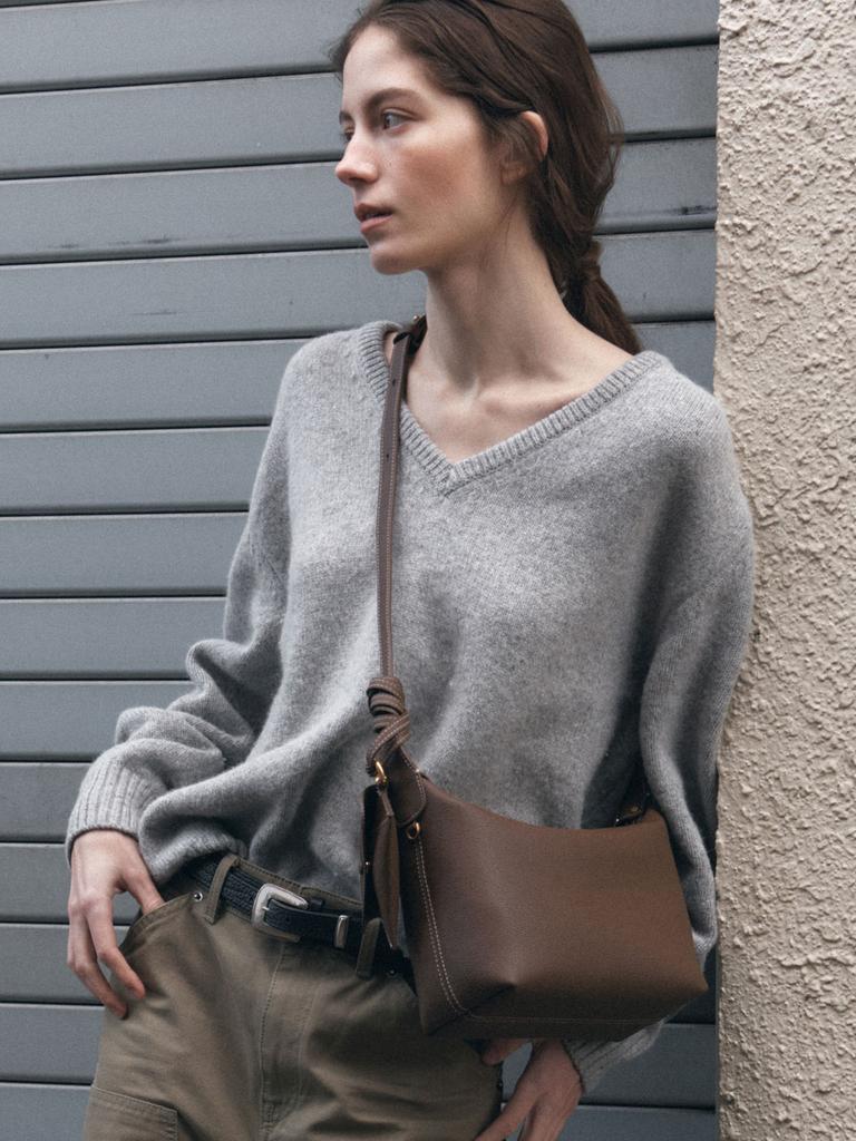 Demeriel Veneta Volume Bag Mocha