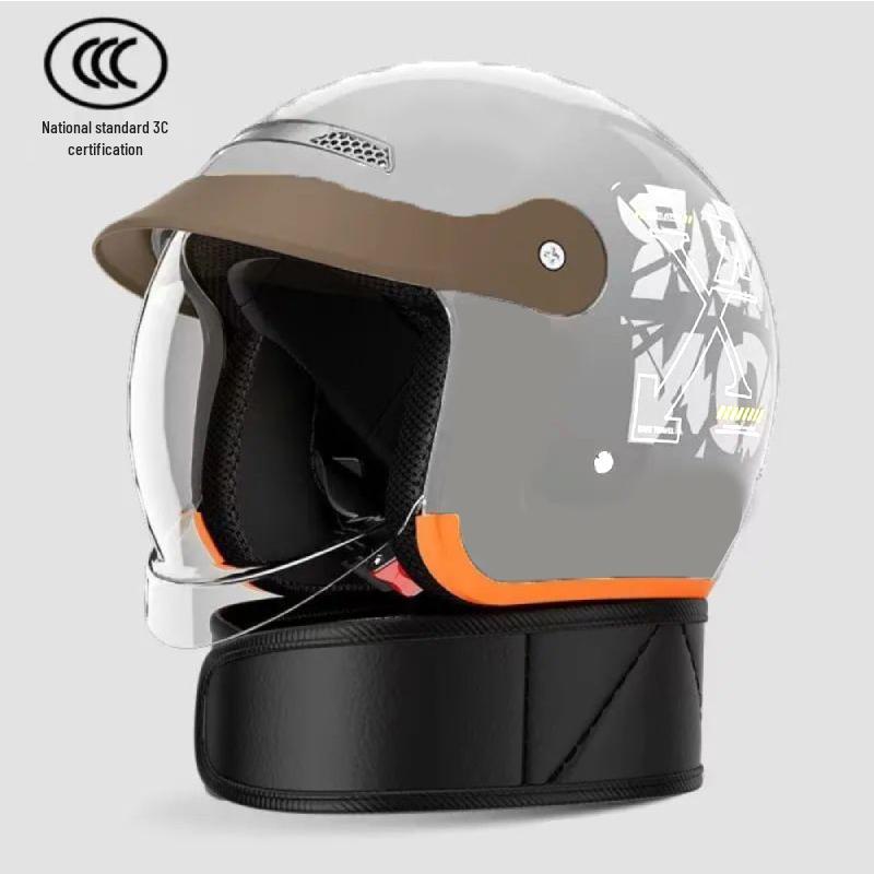 Certified 3C Electric Vehicle Helmet with Winter Ear Protection and Hidden Visor