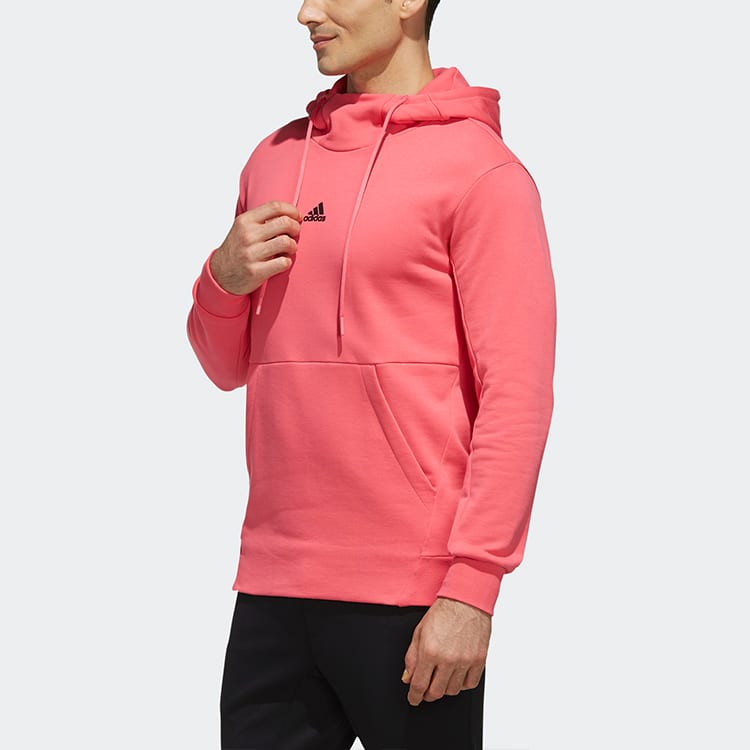 adidas Sweatshirts Men's Pink Hooded Moderate Regular FJ0178