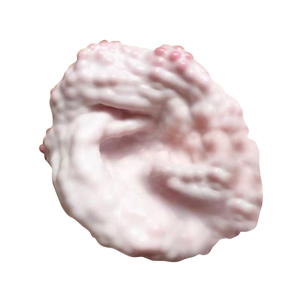 Decompression Ball, Stress Relief Milk Ball Noisy Ball Soft Toy Toy, Plastic Vacuum Ball Decompression Ball Adult