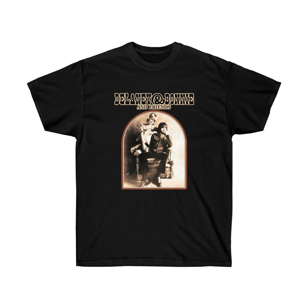 Delaney and Bonnie and Friends Shirt Short Sleeve Black Unisex S-5XL 4XL