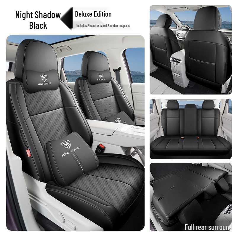 Compatible Leapmotor LAFA5 Seat Covers: Full Coverage Perforated Leather Cushions for All Seasons, Fits 26 Models