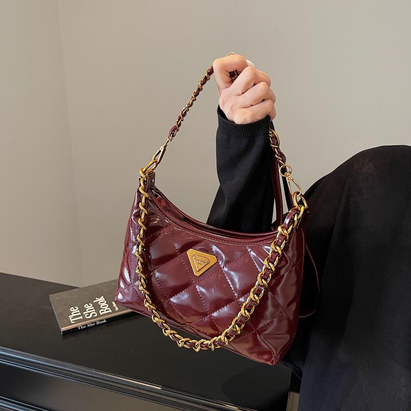 Nische leichter Luxus Tasche Damen 2025 neu Diamant Kette Tasche modisch vielseitig Temperament fortschrittlich einzelne Schulter Umhängetasche