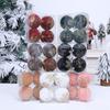 Velvet Christmas Spheres 6CM Christmas Tree Decoration Christmas Ball Ornaments  Christmas Tree