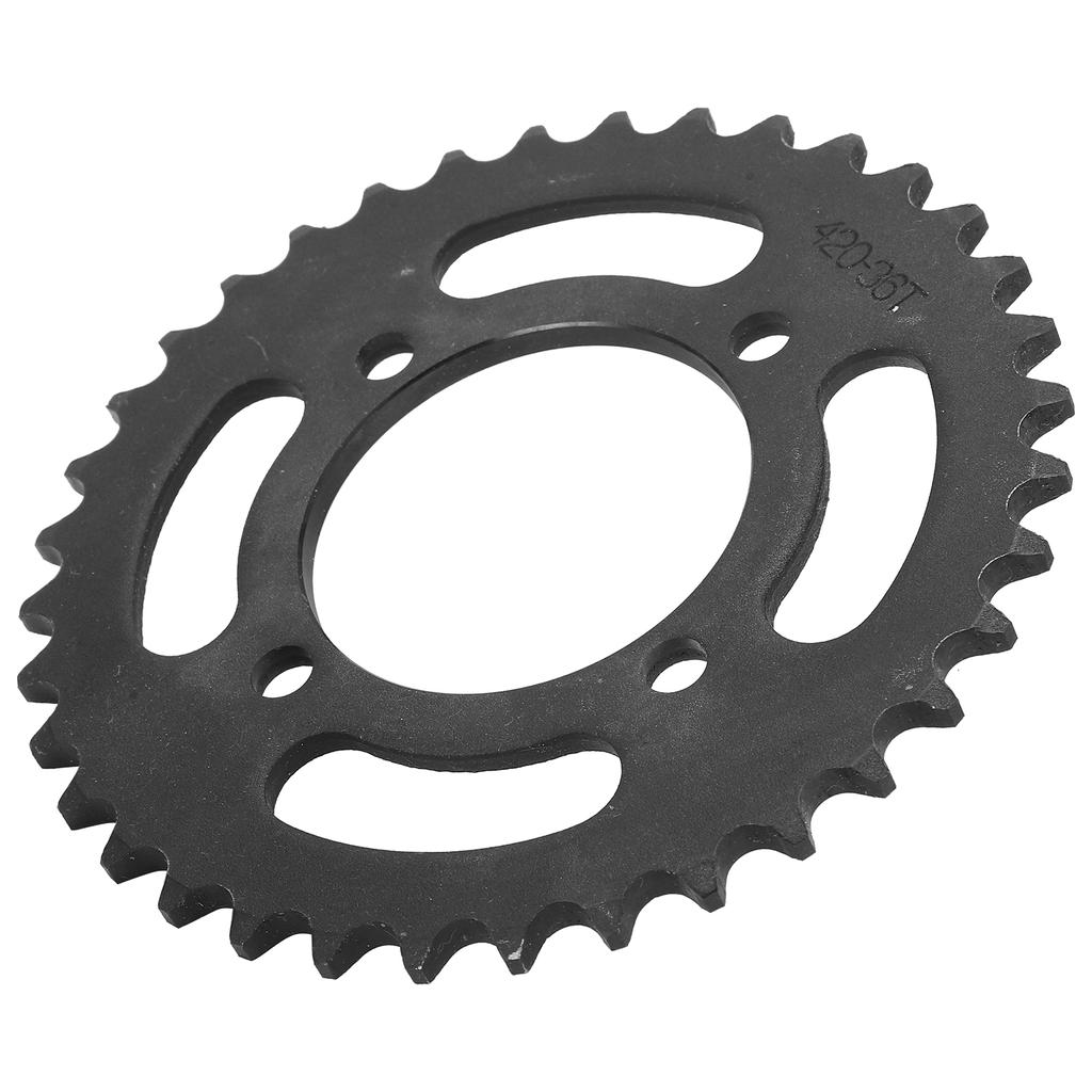 36T Tooth 420 Chain Size 65mm Steel Rear Chain Sprocket for ElectroTricycle ATV Dirt Bike