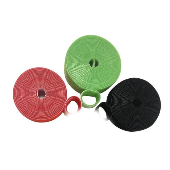 2/3/4m Home Reusable Cable Winder Organizer Magic Tape Roll Binding Strap Ties