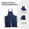 Split Leg Pottery Apron Hanging Neck Comfortable Multifunctional Portable Mens and Womens for