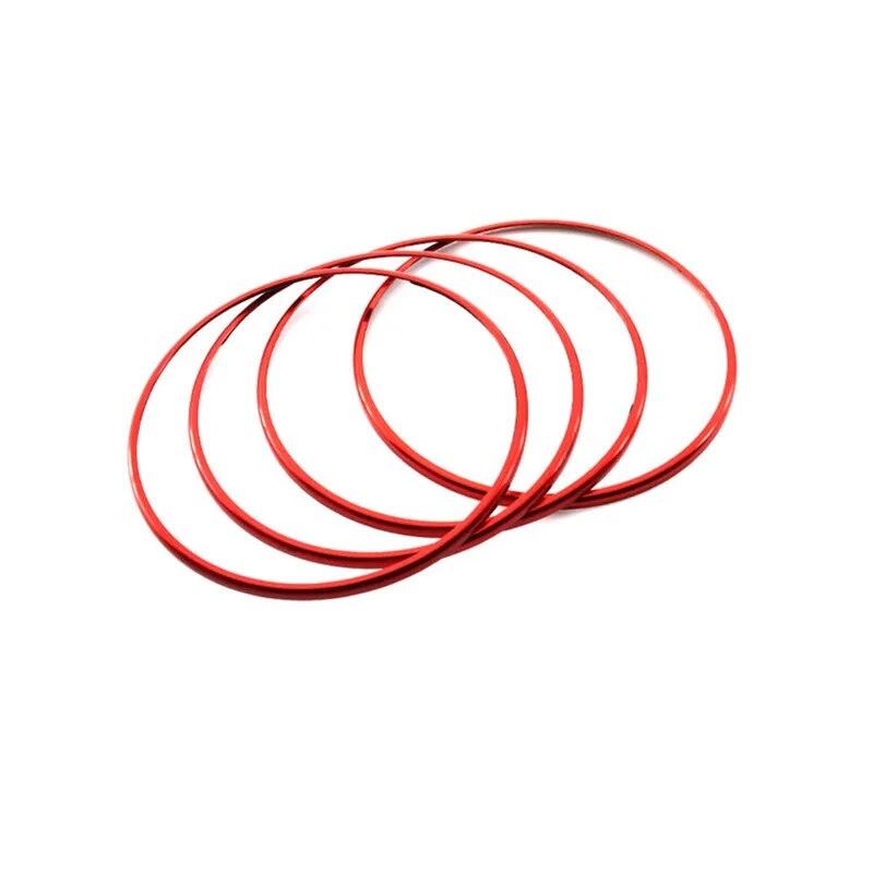 

Автомобильный кондиционер, выходное кольцо, наклейки для Mercedes Benz SLK SLC R172 SLC180 SLC200 SCL300 SLC43 AMG SLK R172 красный