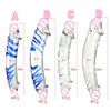 Glass Dildo Penis Both Ends Available With Pattern Extra Thick Sex Toys For Girl Women Lesbian Female Masturbation