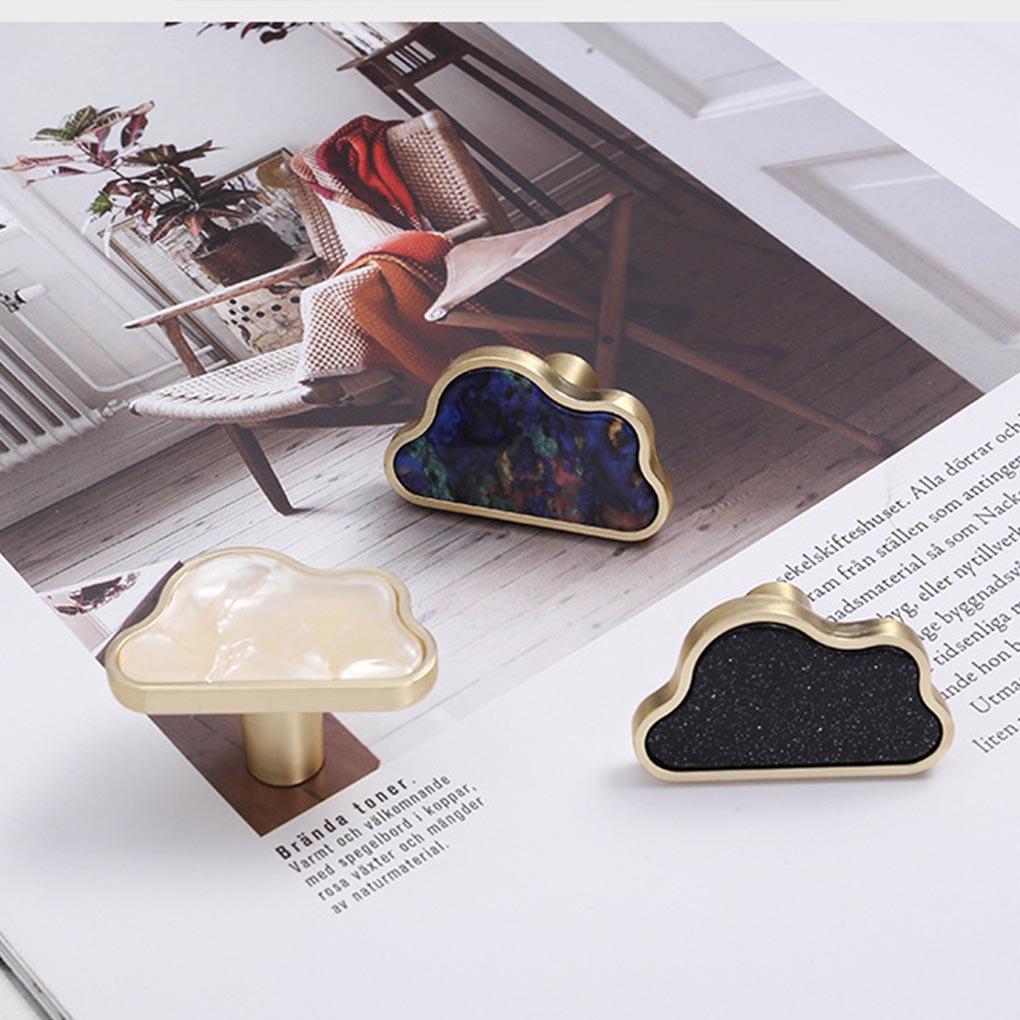 6x Nordic Style Round Nursery Dresser Knobs For Cupboard Door Handles Unique Decorative Door Handle