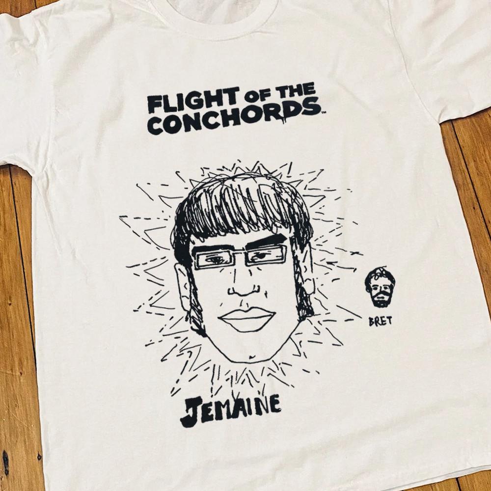 FLIGHT OF THE CONCHORDS band Heavy Cotton White T Shirt S-5XL TT475 Unisex T-Shirt M