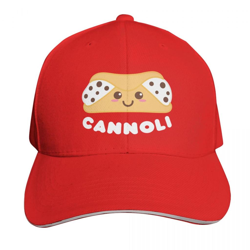 Kawaii Cannoli Baseball Cap Summer Beach Travel Streetwear Hip Hop Trendy Vintage Retro Embroidered