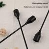 European Style Wrought Iron Candle Holder Set - Three-Piece Candlelight Dinner Ornament.