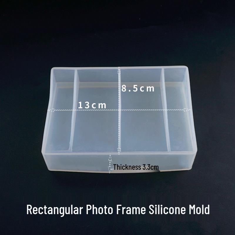 DIY Crystal Epoxy Ornament Display & Photo Frame Silicone Mold