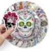 100pcs Trendy Skull Graffiti Stickers for Suitcase, Notebook, Car Decoration